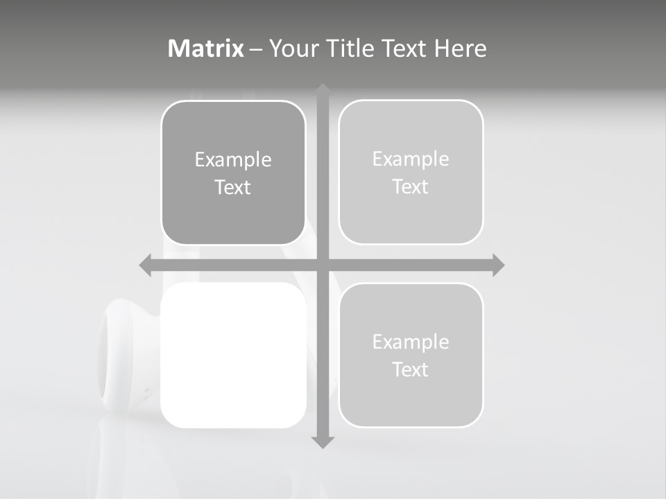 Ear Background Headset PowerPoint Template
