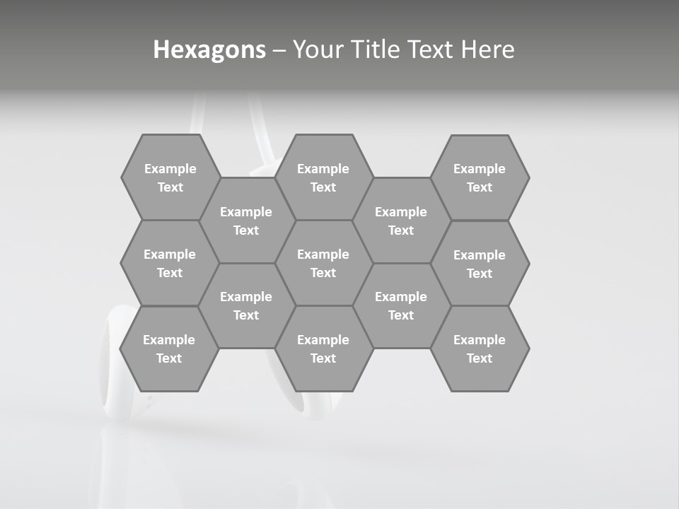 Ear Background Headset PowerPoint Template