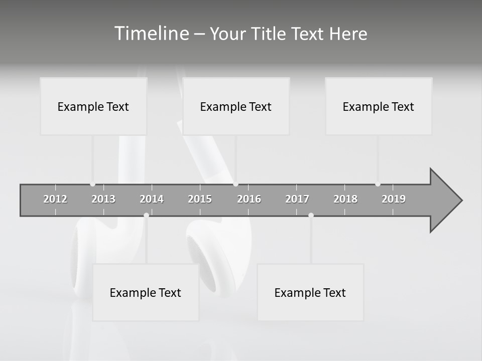 Ear Background Headset PowerPoint Template
