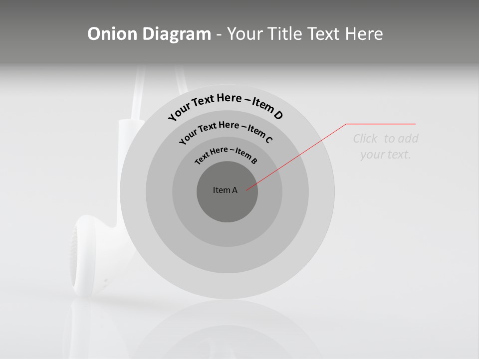 Ear Background Headset PowerPoint Template