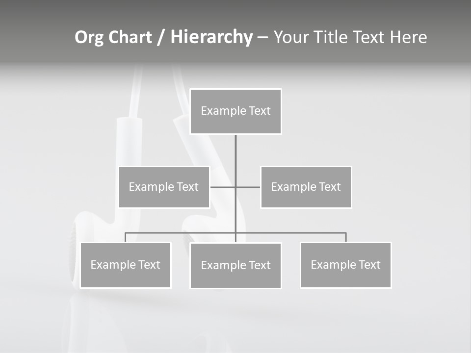 Ear Background Headset PowerPoint Template