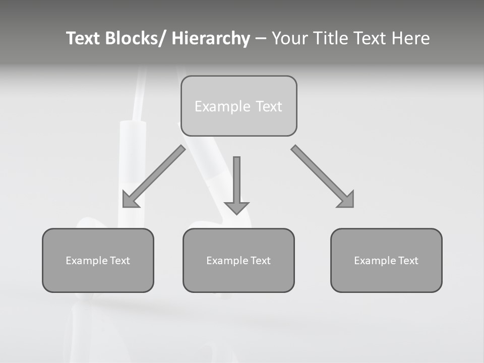 Ear Background Headset PowerPoint Template