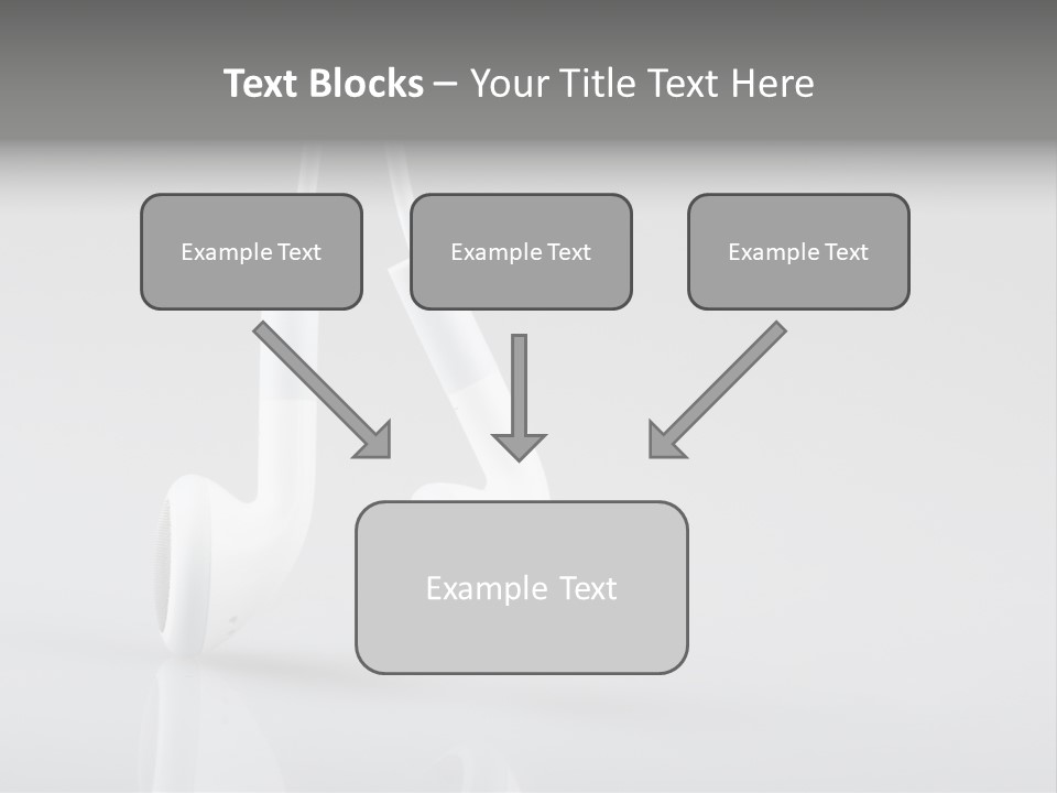 Ear Background Headset PowerPoint Template