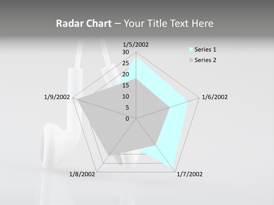 Ear Background Headset PowerPoint Template