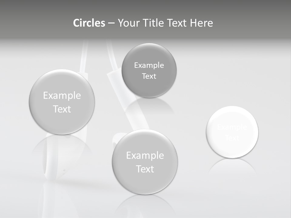 Ear Background Headset PowerPoint Template