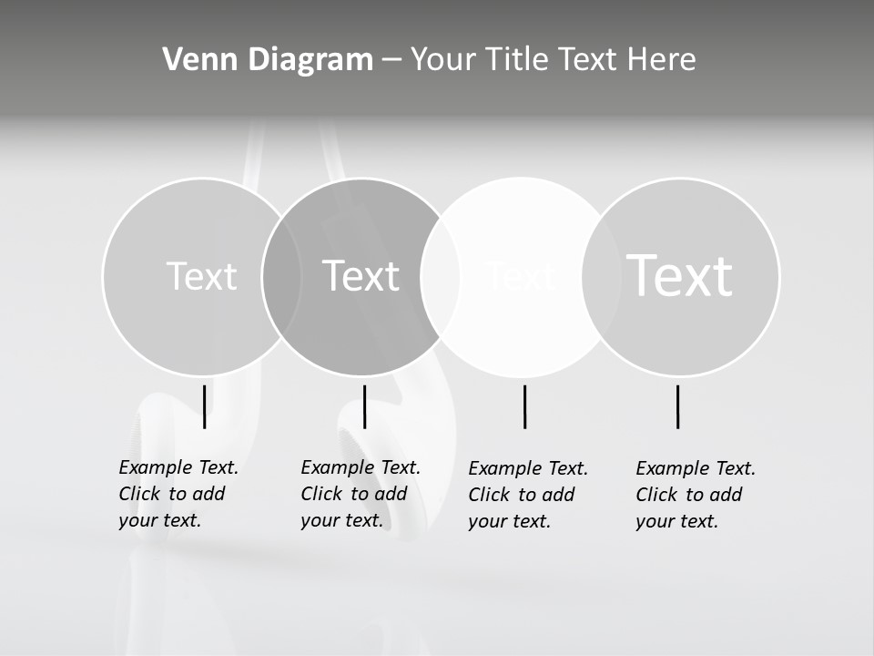 Ear Background Headset PowerPoint Template