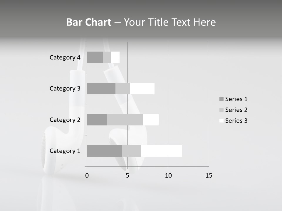 Ear Background Headset PowerPoint Template