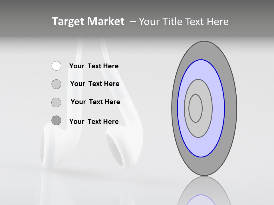 Ear Background Headset PowerPoint Template