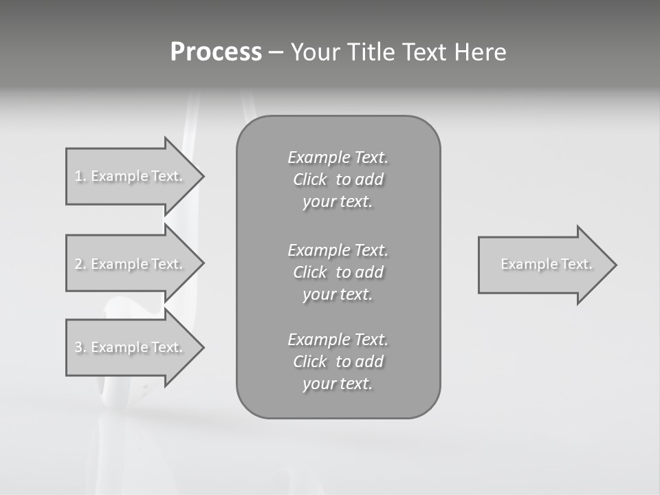 Ear Background Headset PowerPoint Template