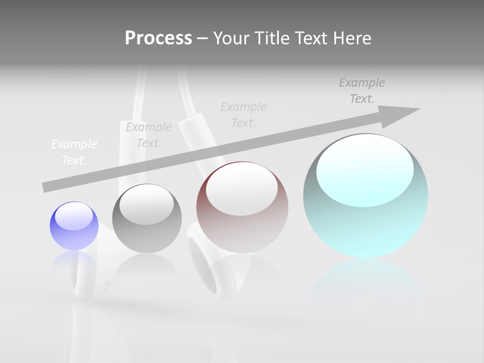 Ear Background Headset PowerPoint Template