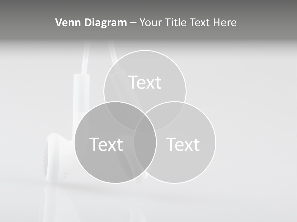 Ear Background Headset PowerPoint Template