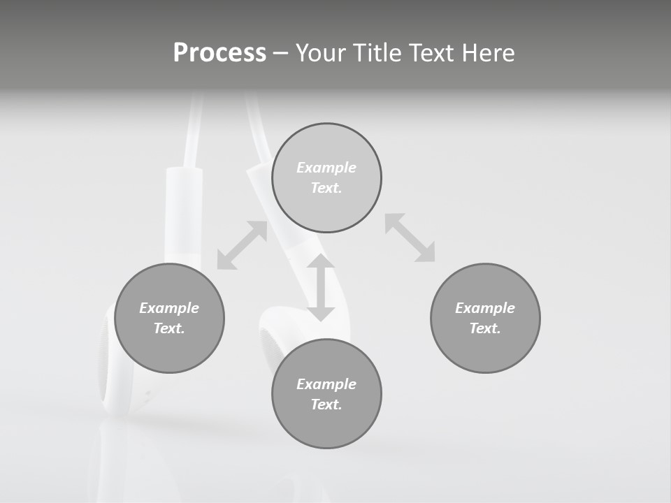 Ear Background Headset PowerPoint Template