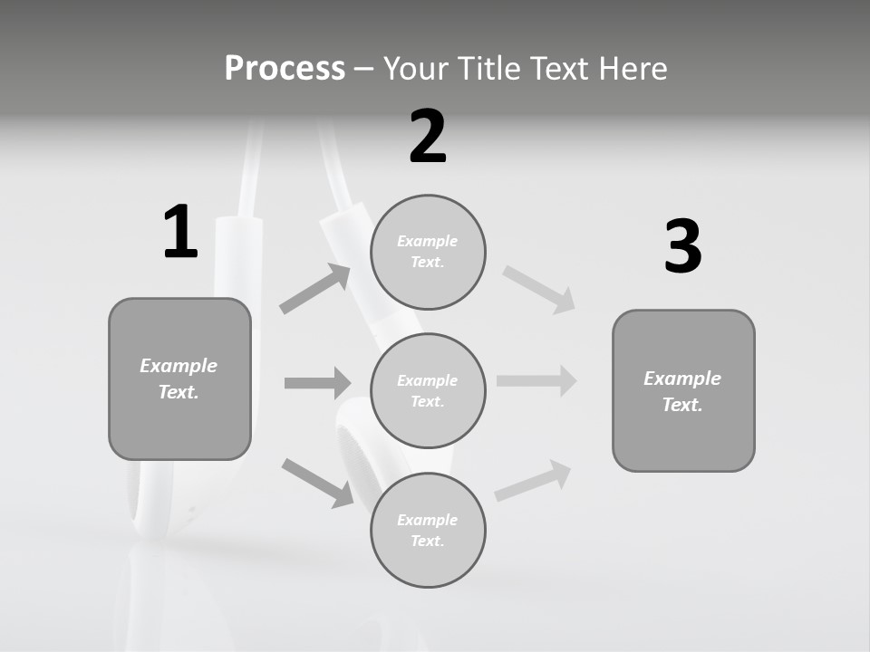 Ear Background Headset PowerPoint Template
