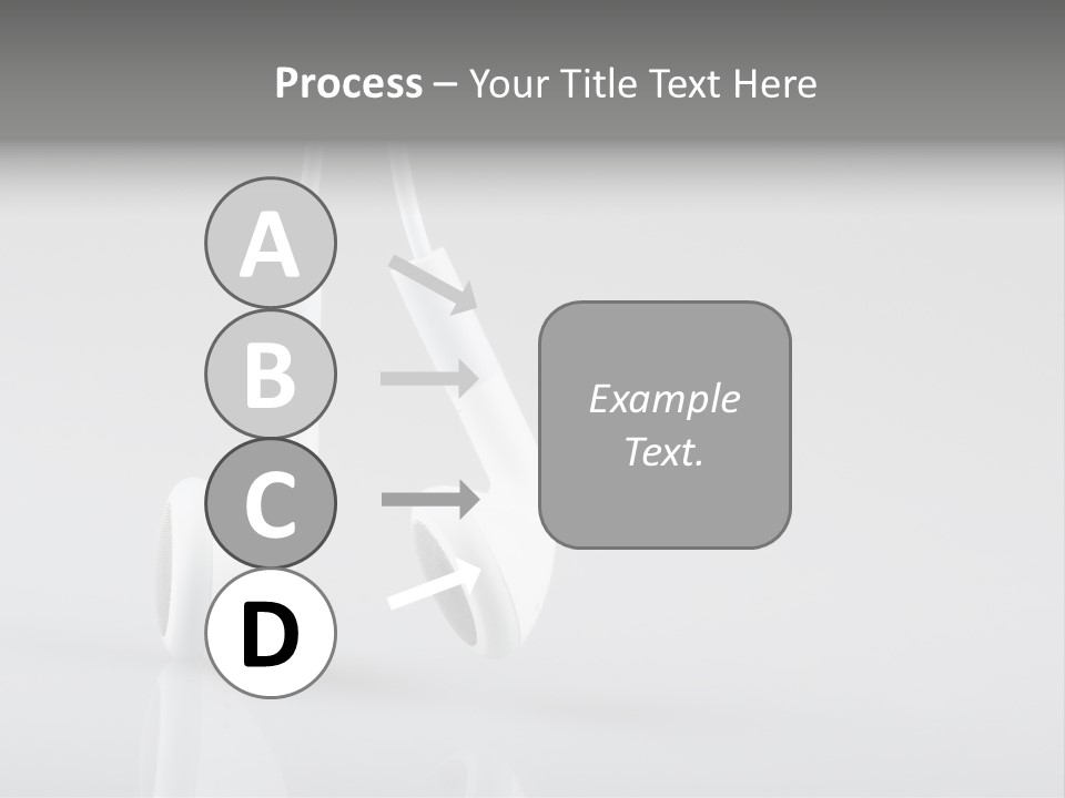 Ear Background Headset PowerPoint Template