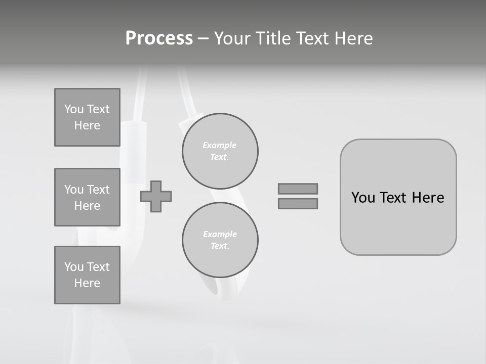 Ear Background Headset PowerPoint Template