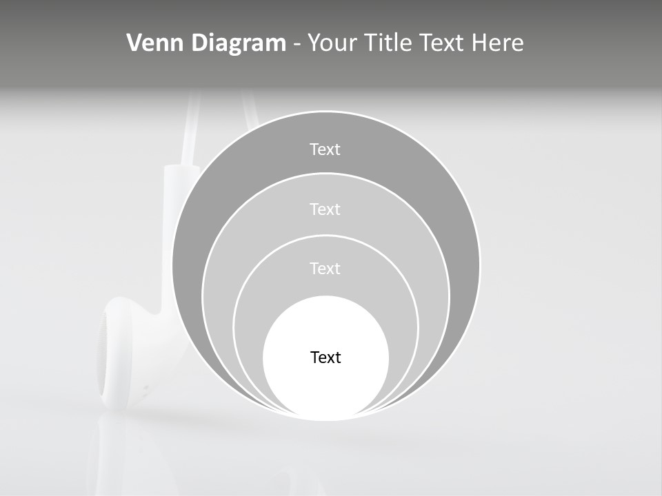 Ear Background Headset PowerPoint Template