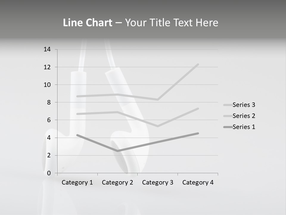 Ear Background Headset PowerPoint Template