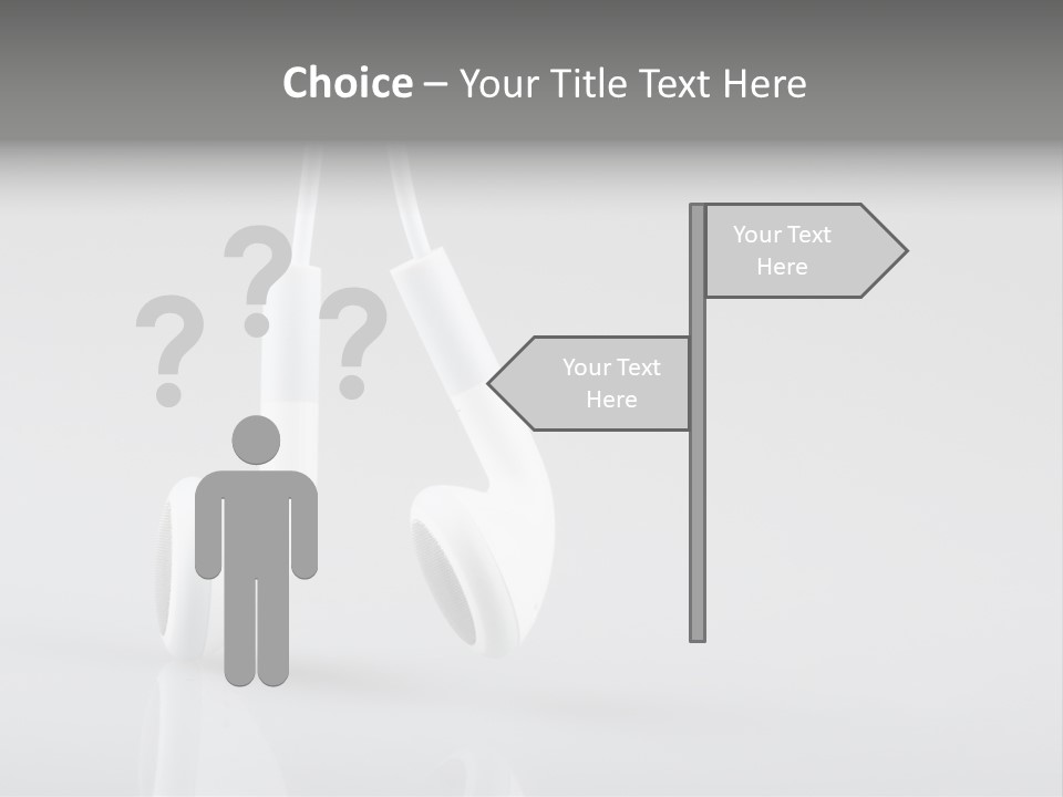 Ear Background Headset PowerPoint Template