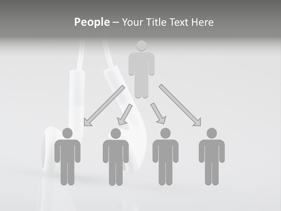 Ear Background Headset PowerPoint Template