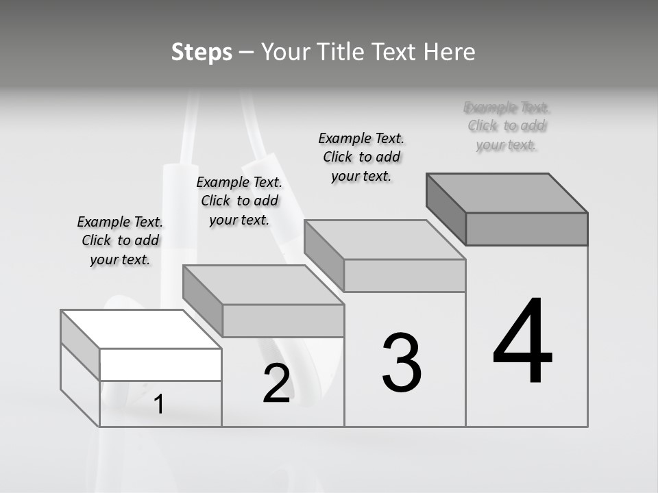 Ear Background Headset PowerPoint Template