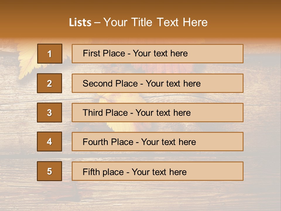 Autumn Leaves PowerPoint Template