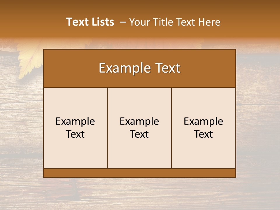Autumn Leaves PowerPoint Template