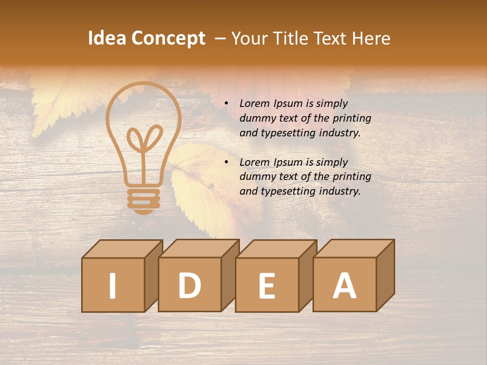 Autumn Leaves PowerPoint Template