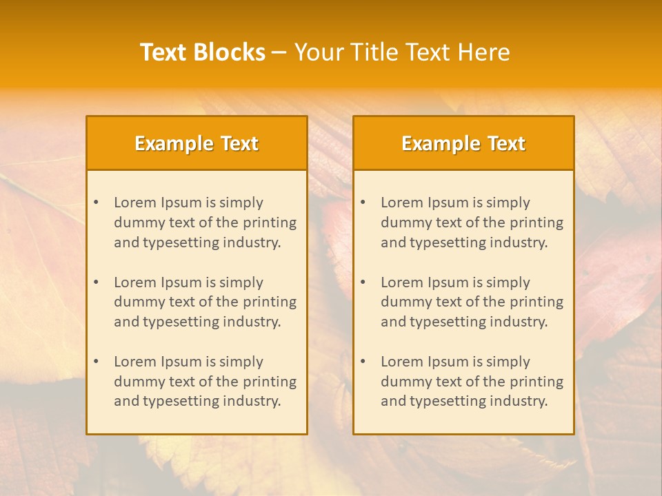 Autumn Leaves PowerPoint Template