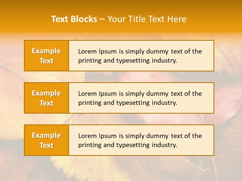 Autumn Leaves PowerPoint Template