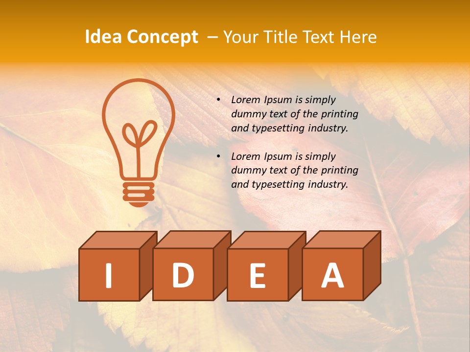 Autumn Leaves PowerPoint Template