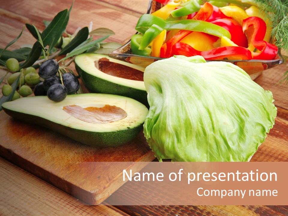 Pepper Product Vitamin PowerPoint Template