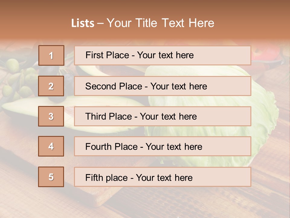 Pepper Product Vitamin PowerPoint Template