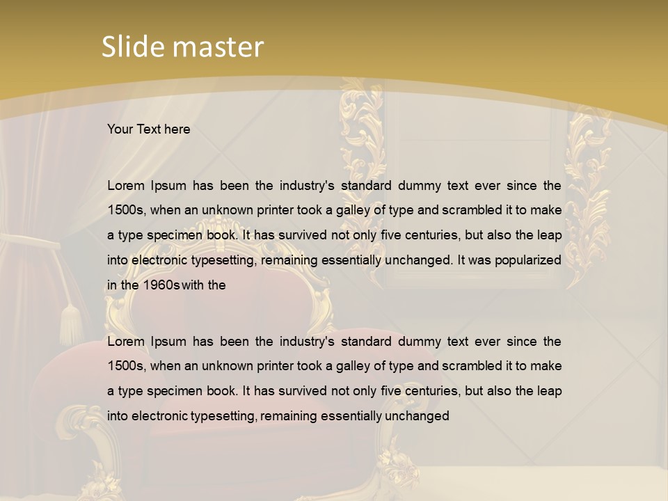 Royal Furniture PowerPoint Template