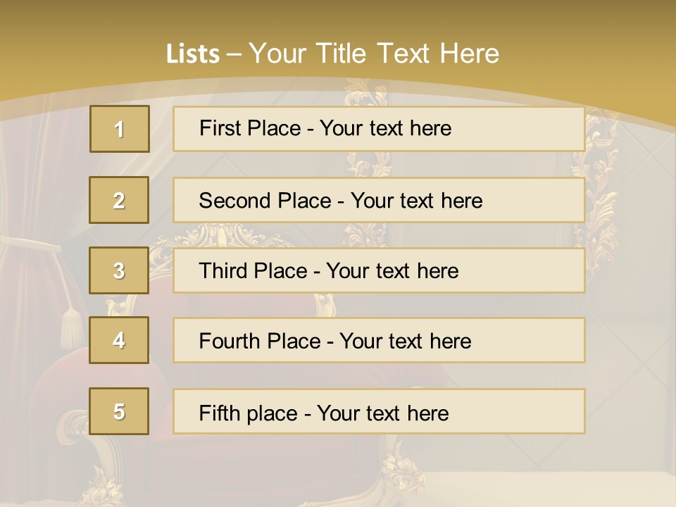 Royal Furniture PowerPoint Template