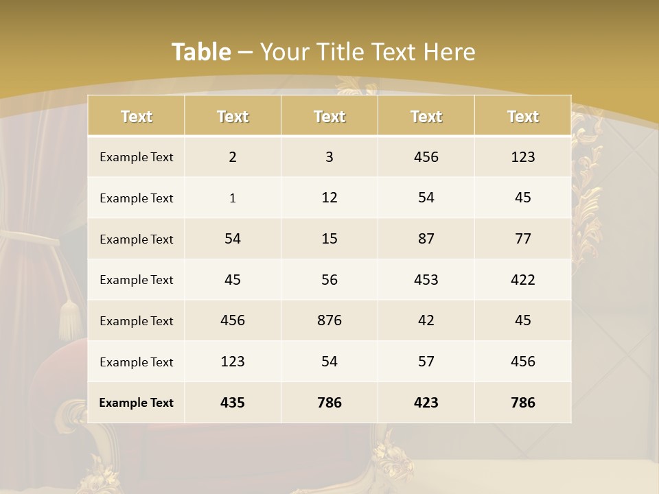 Royal Furniture PowerPoint Template
