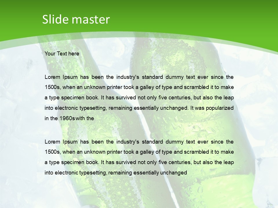 Cold Beer PowerPoint Template