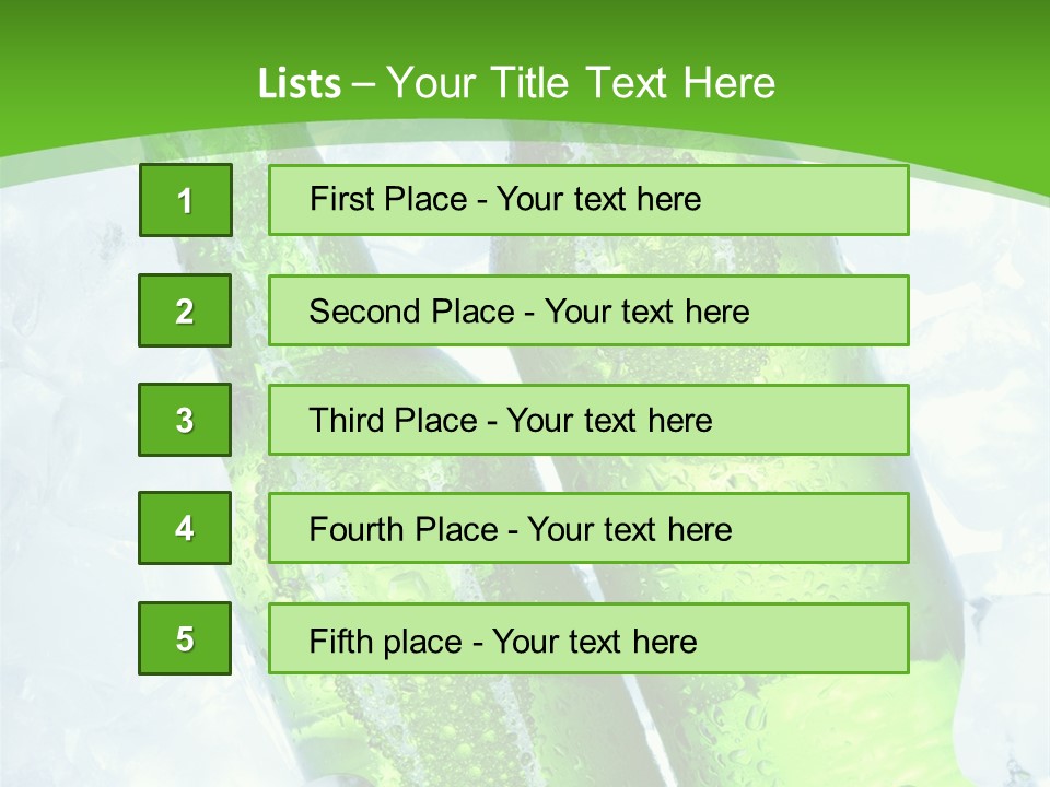 Cold Beer PowerPoint Template