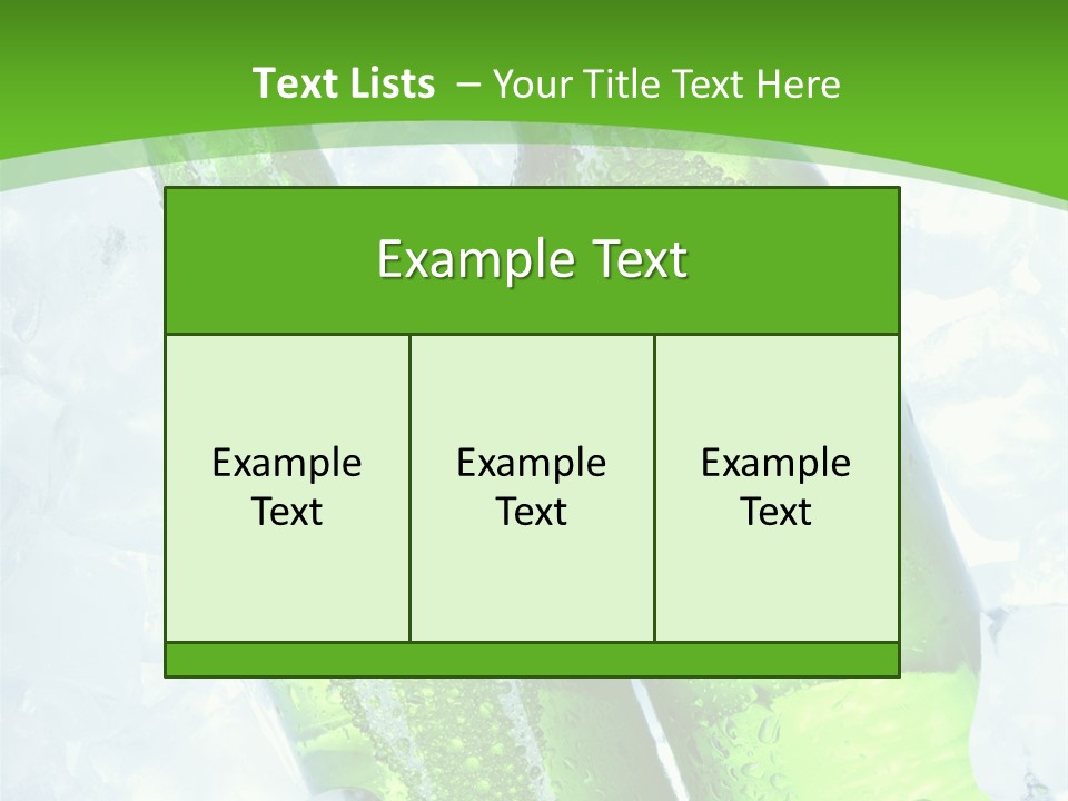 Cold Beer PowerPoint Template