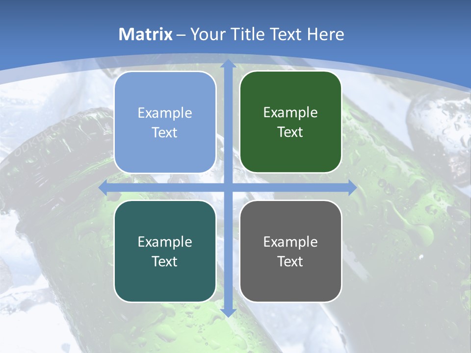 Cold Party Golden PowerPoint Template