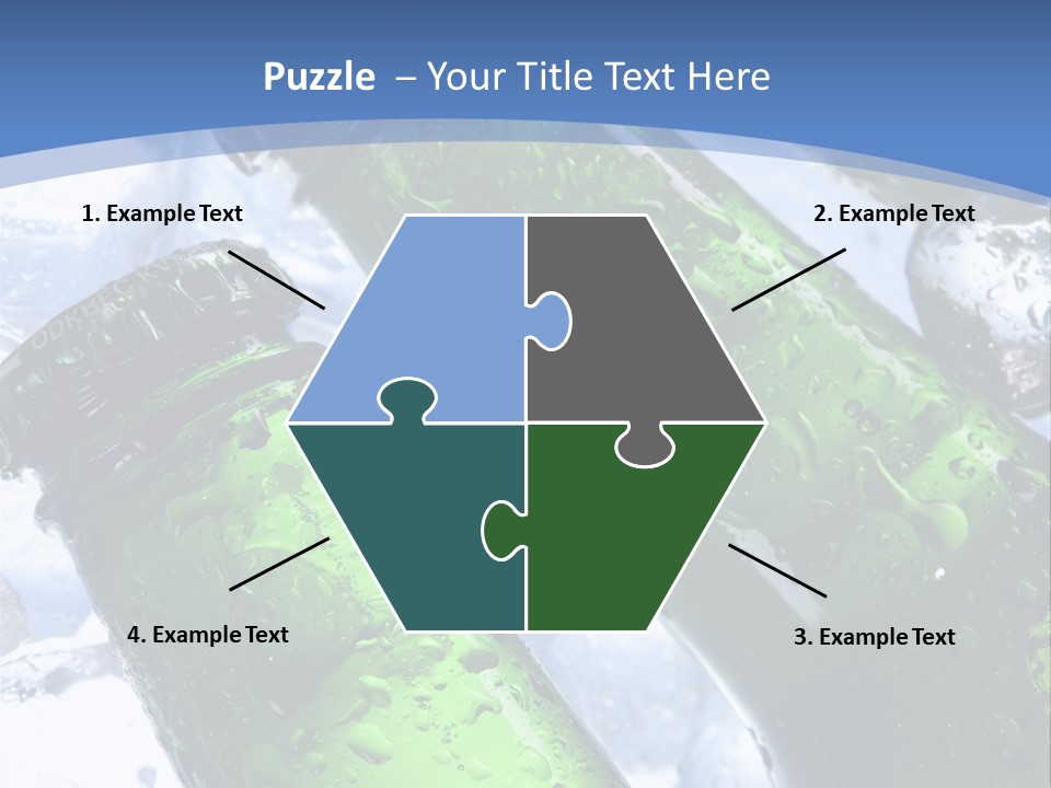 Cold Party Golden PowerPoint Template