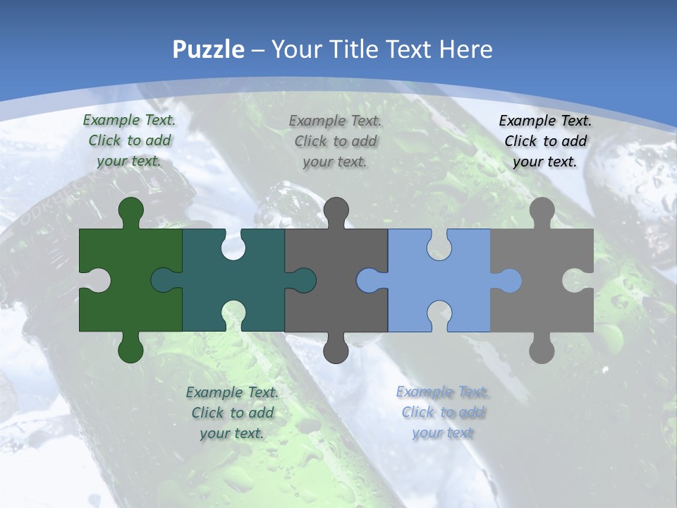 Cold Party Golden PowerPoint Template