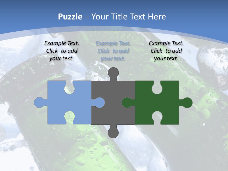 Cold Party Golden PowerPoint Template