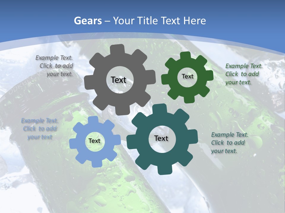 Cold Party Golden PowerPoint Template