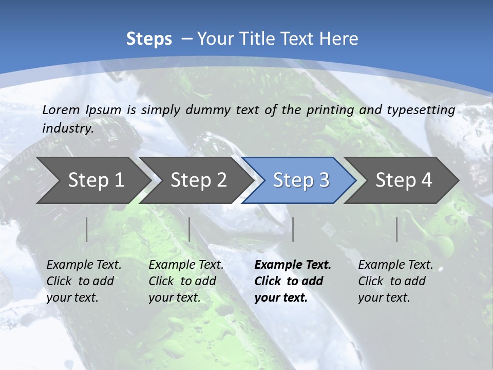 Cold Party Golden PowerPoint Template