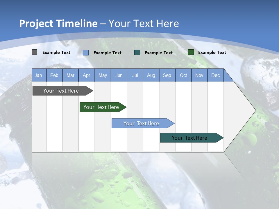 Cold Party Golden PowerPoint Template