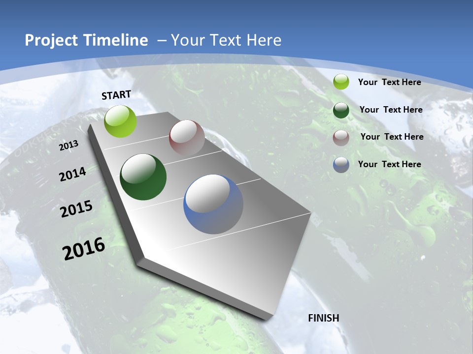 Cold Party Golden PowerPoint Template
