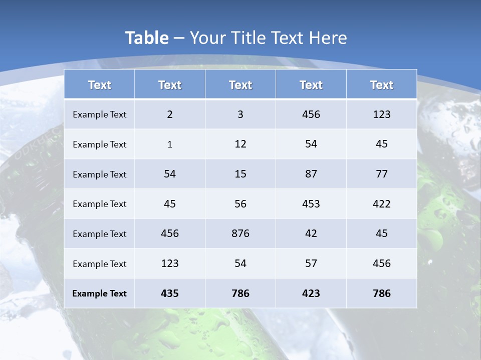 Cold Party Golden PowerPoint Template
