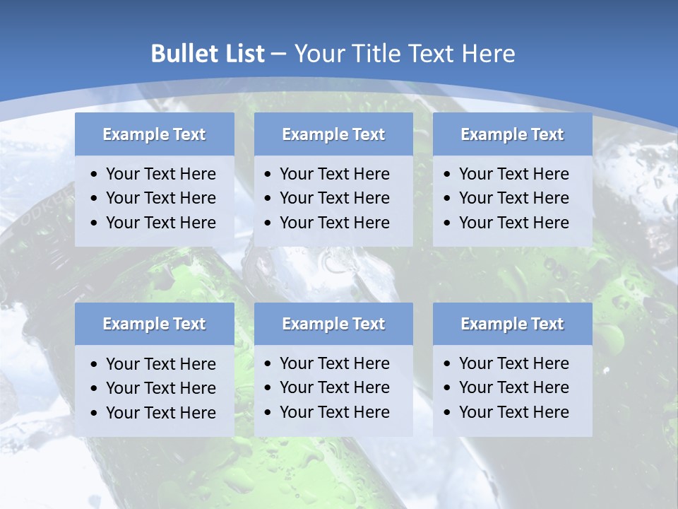 Cold Party Golden PowerPoint Template