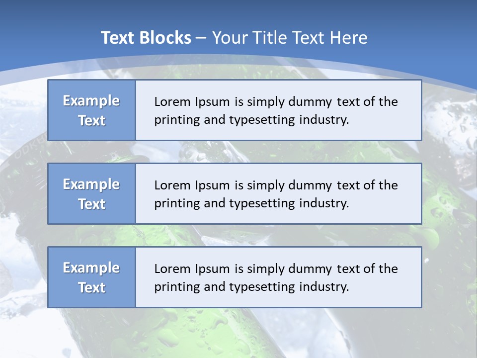 Cold Party Golden PowerPoint Template