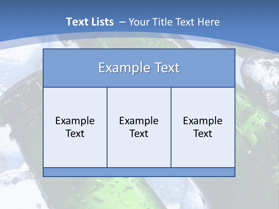 Cold Party Golden PowerPoint Template
